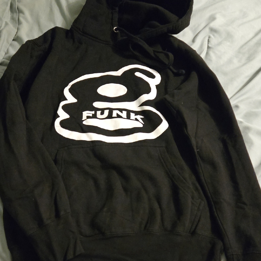 Black Graphic Hoodie for Men